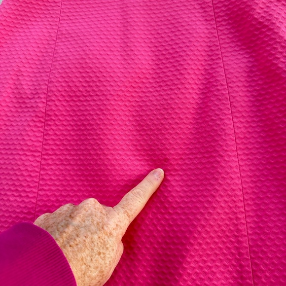 Lilly Pulitzer Janice Cotton Shift Dress in Pink size 2 light gold & pink - Picture 9 of 11